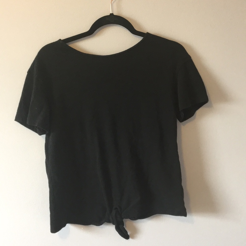 Tie front t-shirt
